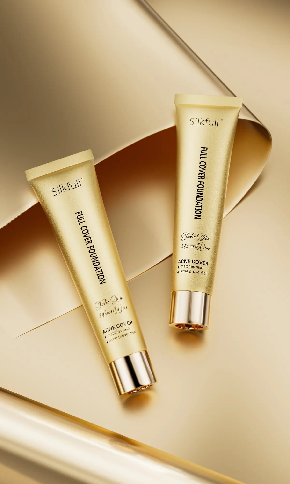 Silkfull full cover foundation for oily skin