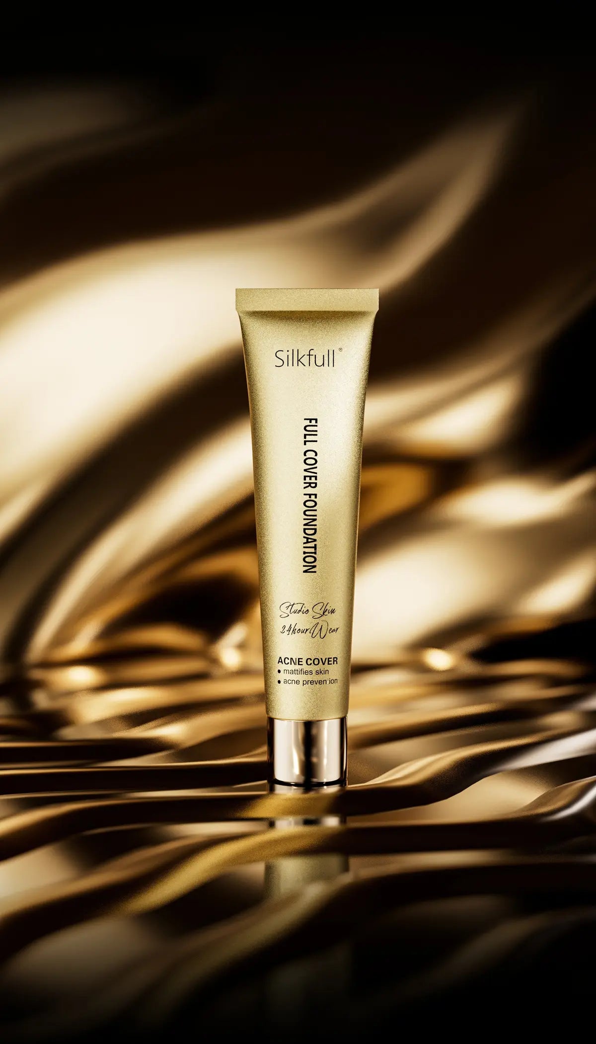 Silkfull full cover foundation for oily skin