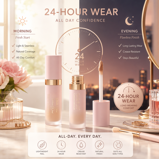 Silkfull Studio Skin 24-Hour Wear Airbrush Flawless Concealer – for Normal, Oily, Sensitive, Dry & Combination Skin (8ml)