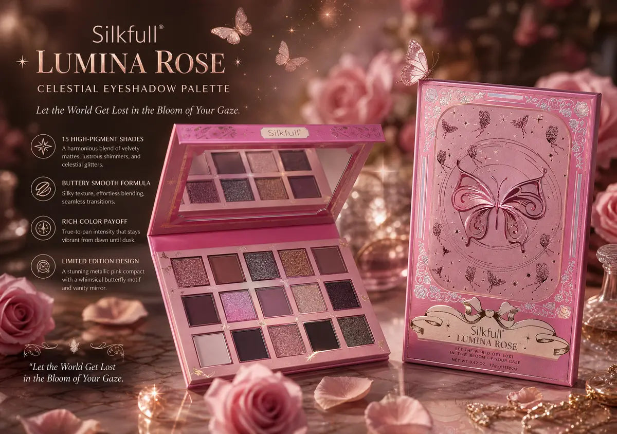 Silkfull Lumina Rose Celestial Eyeshadow Palette