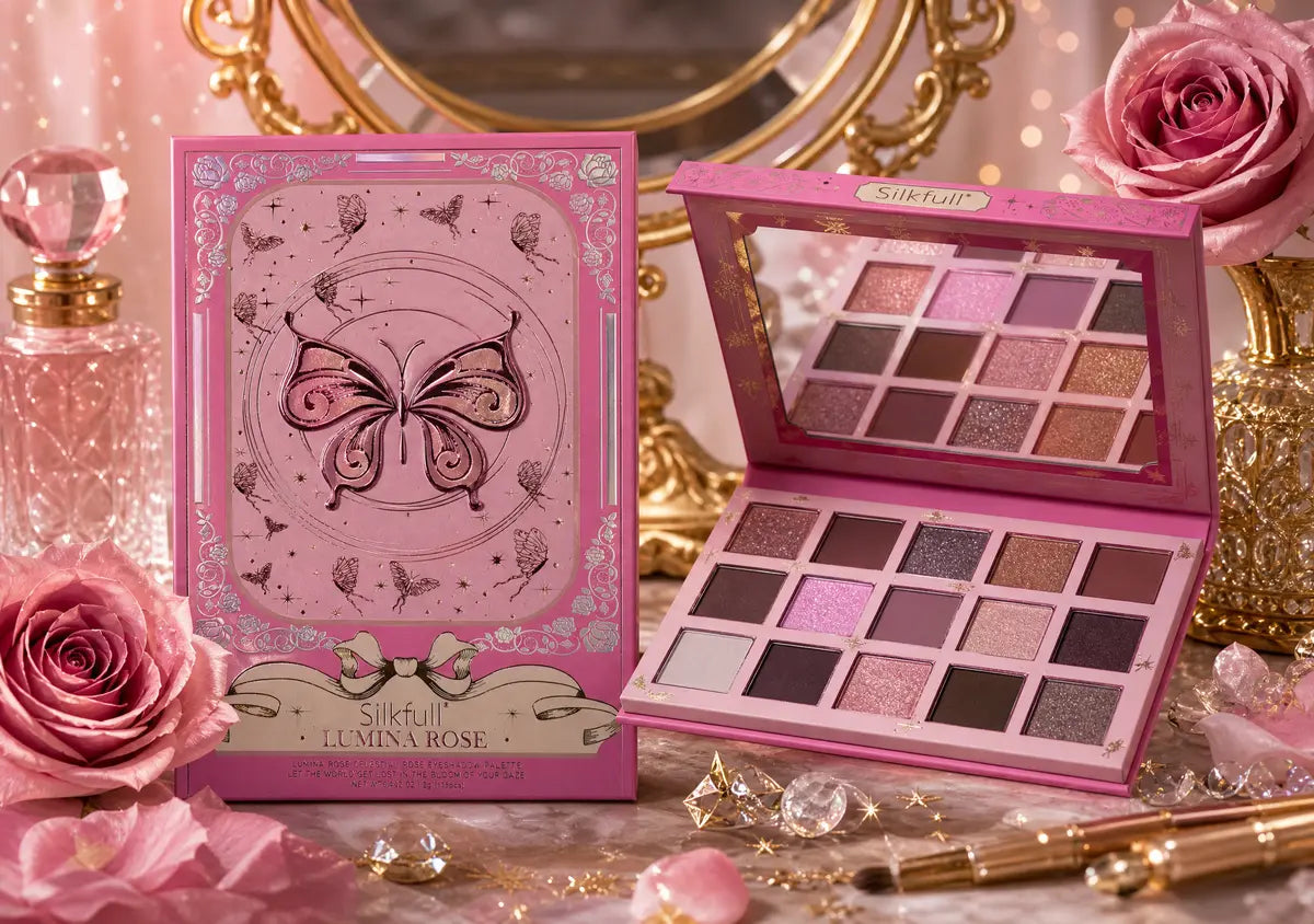 Silkfull Lumina Rose Celestial Eyeshadow Palette