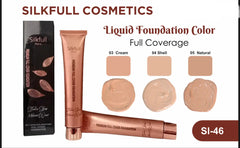 Silkfull Full Coverage Foundation Perfect for Dry/ normal skin 1#