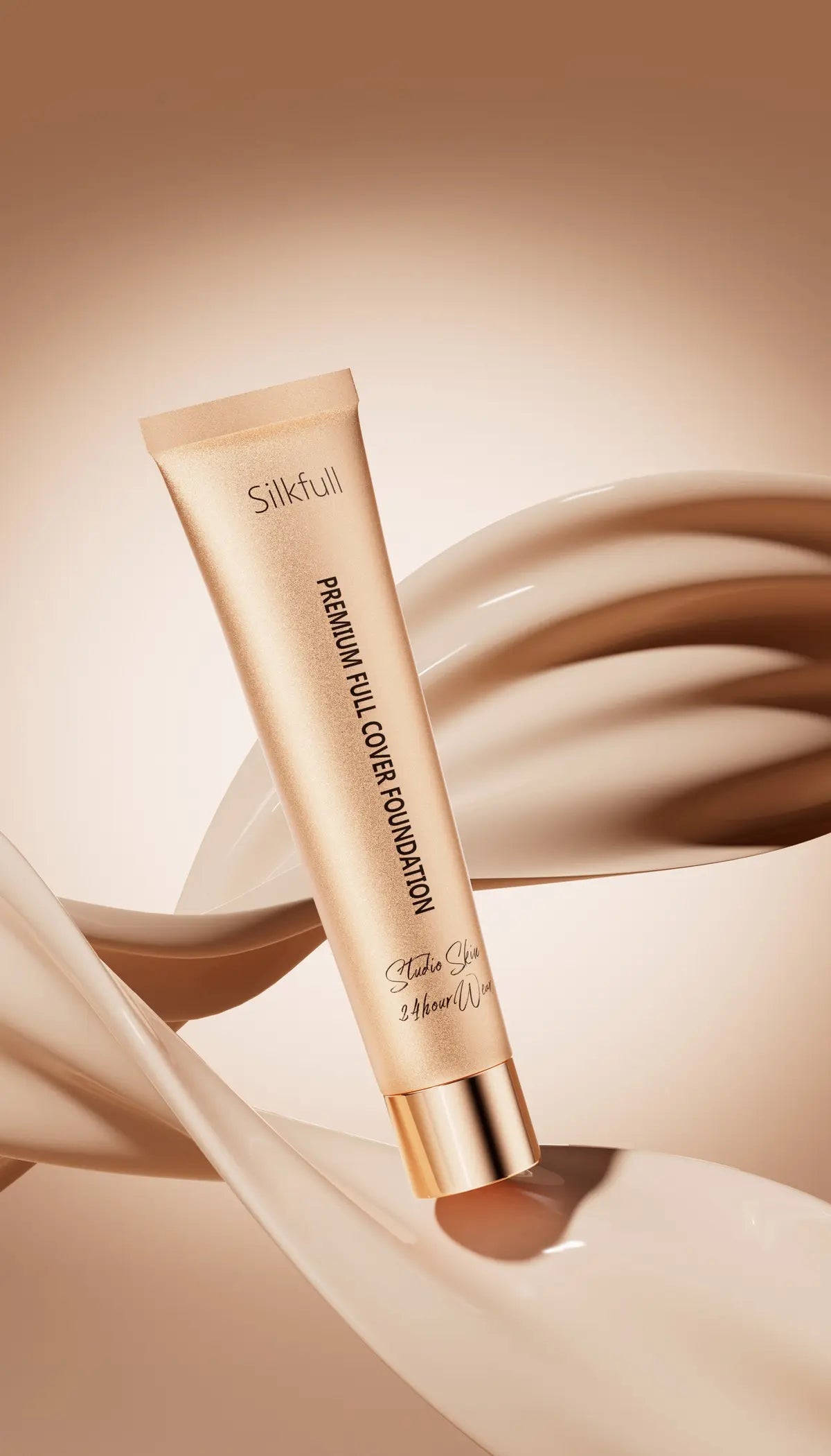 Silkfull Full Coverage Foundation Perfect for Dry skin 1#