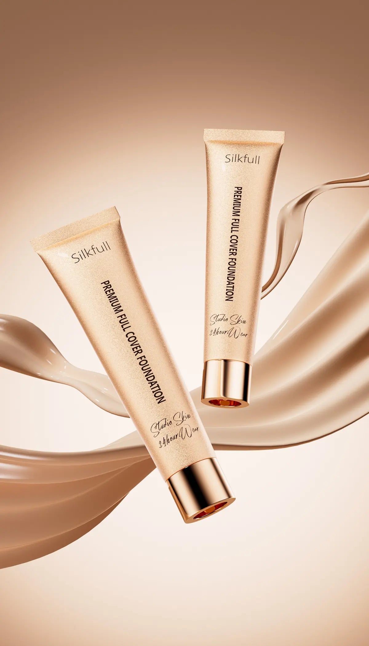 Silkfull Full Coverage Foundation Perfect for Dry skin 1#