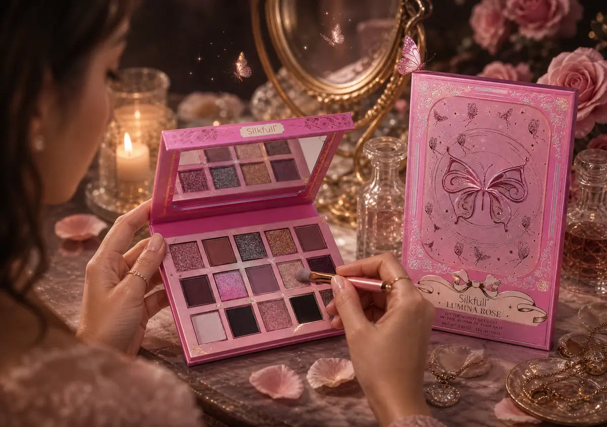Silkfull Lumina Rose Celestial Eyeshadow Palette