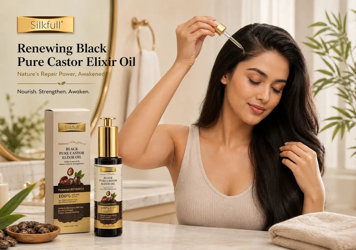 Silkfull Renewing Black Pure Castor Elixir Oil